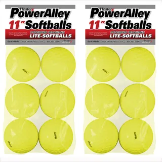 PowerAlley 11 inch Lite Softballs (1 Dozen)