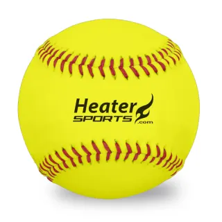 Heater Leather 12 Inch Pitching Machine Softballs (1 Dozen)